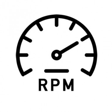Pomiar prędkości obrotowej RPM bez tachometr laserowy