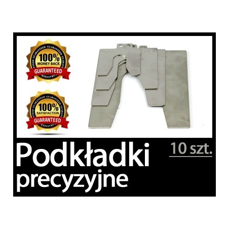 Zestaw podkładek regulacyjnych do pomp z walizką