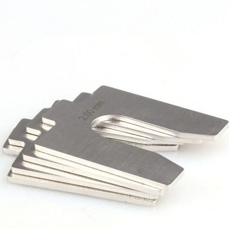 Zestaw podkładek regulacyjnych M48 150x150 mm grubość: 0,05 - 1 mm 70 szt.