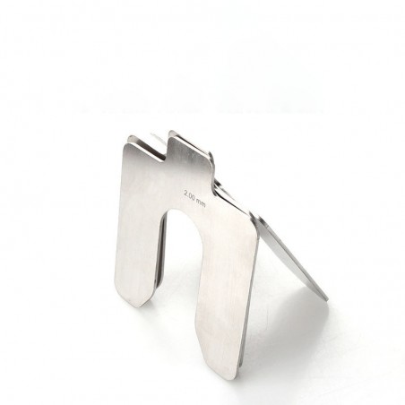 Podkładka regulacyjna nierdzewna M52 200x200 mm grubość: 0,50 mm