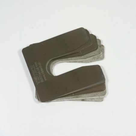 Zestaw podkładek regulacyjnych PRO 100 szt. M18, 80x70 mm